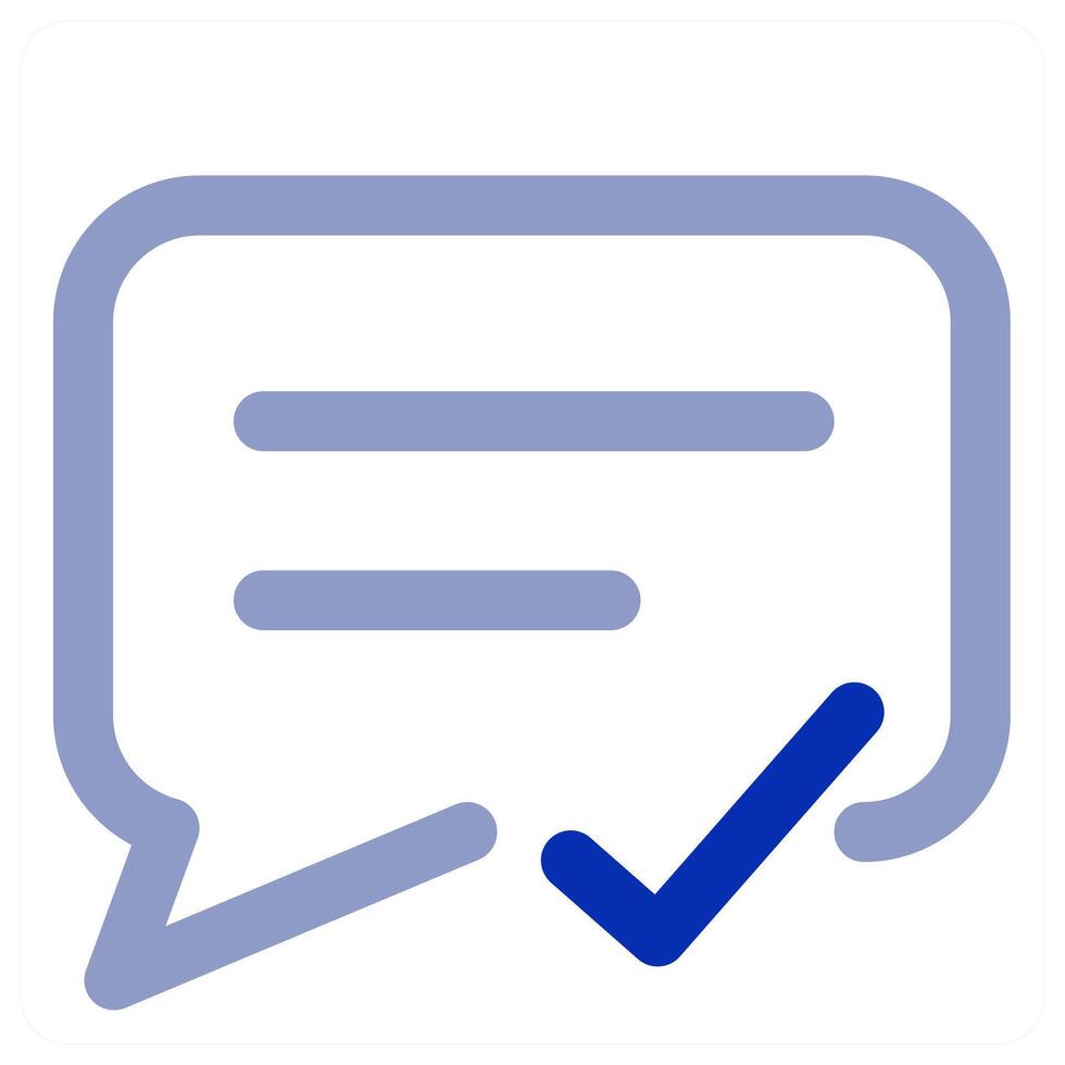 Approve Message icon vector