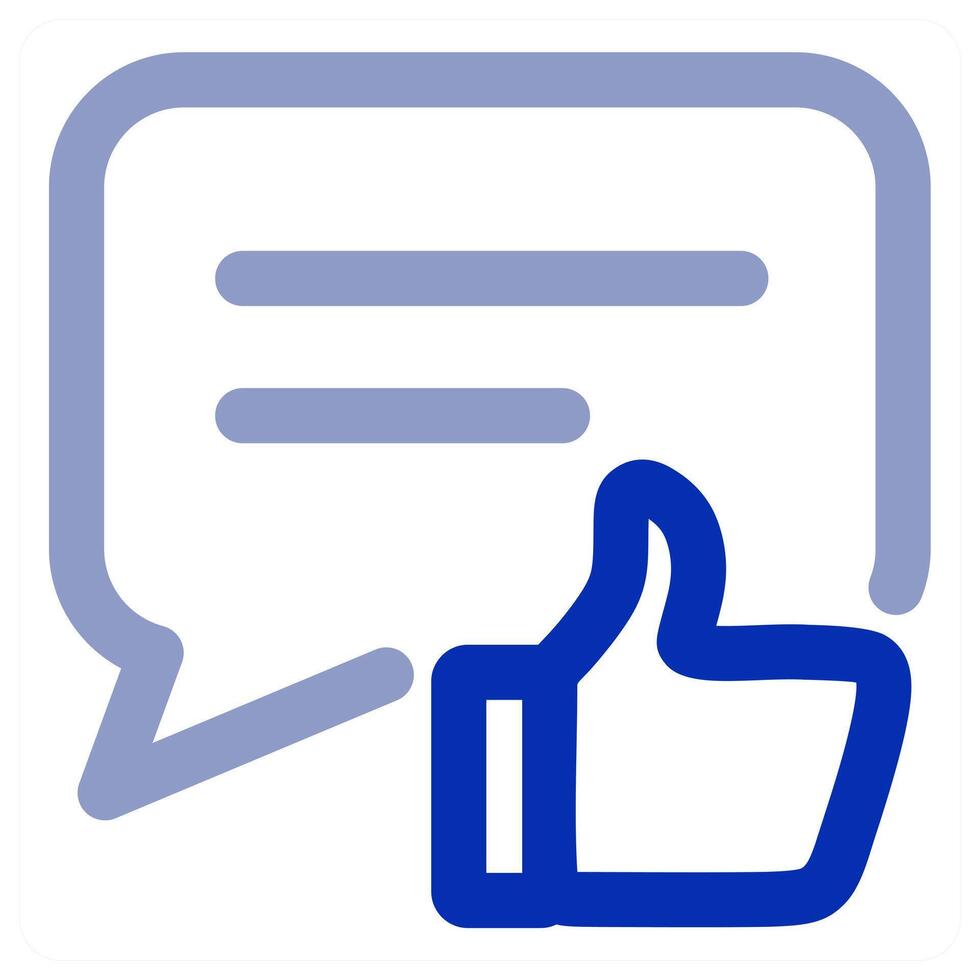 Like Message icon vector