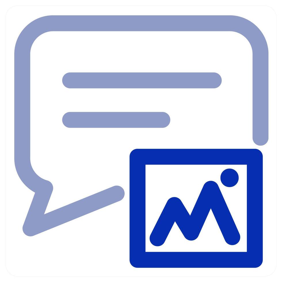 Image Message and image icon concept vector