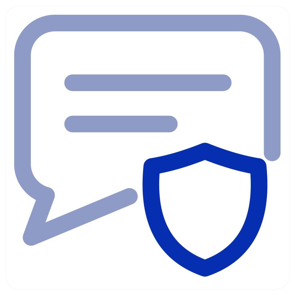 Message Security and security icon concept vector