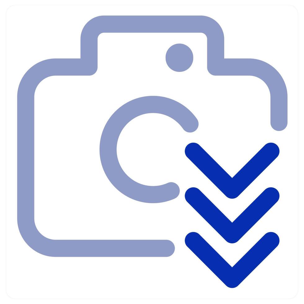 Camera and focus concept icon vector