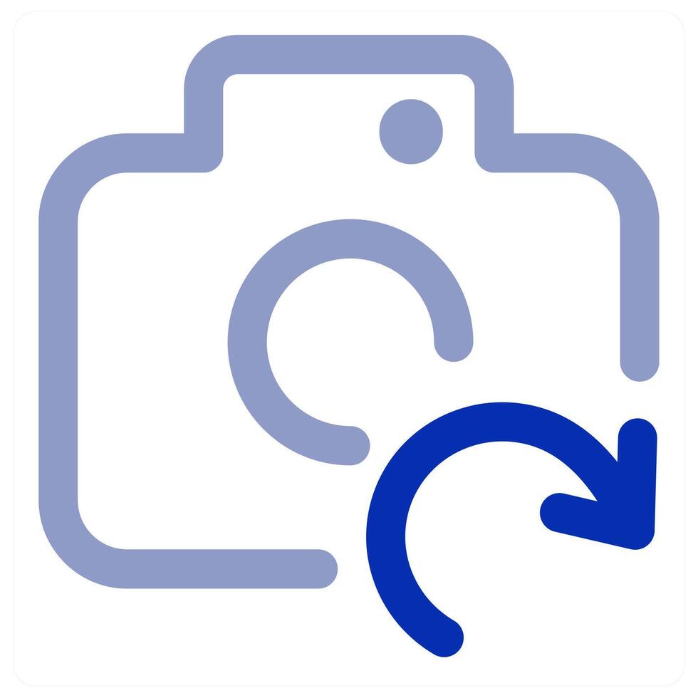 Refresh Camera icon concept vector