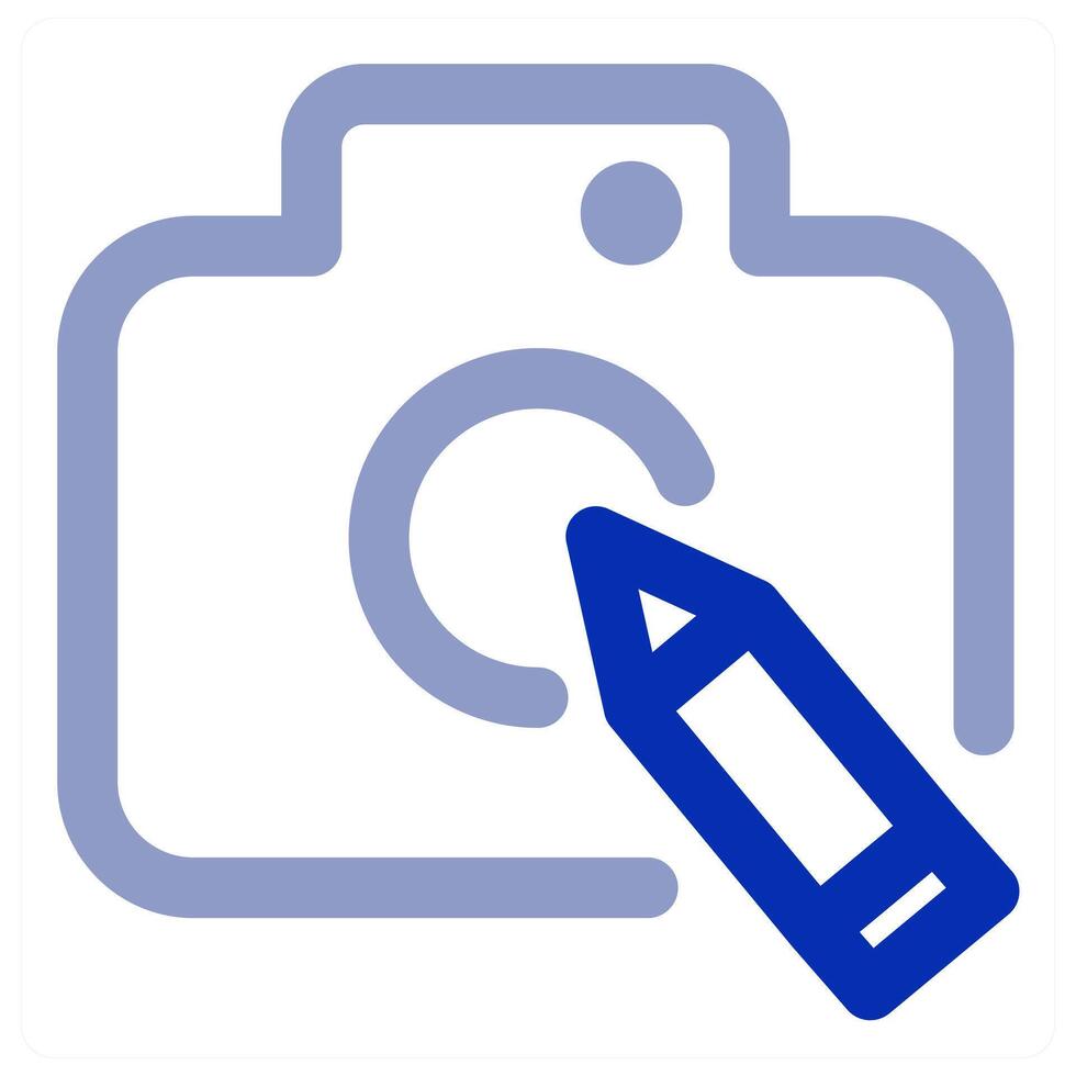 Edit Camera icon concept vector