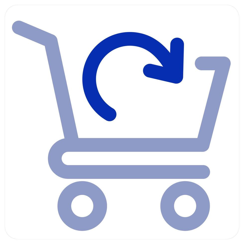 Refresh cart and shopping vector