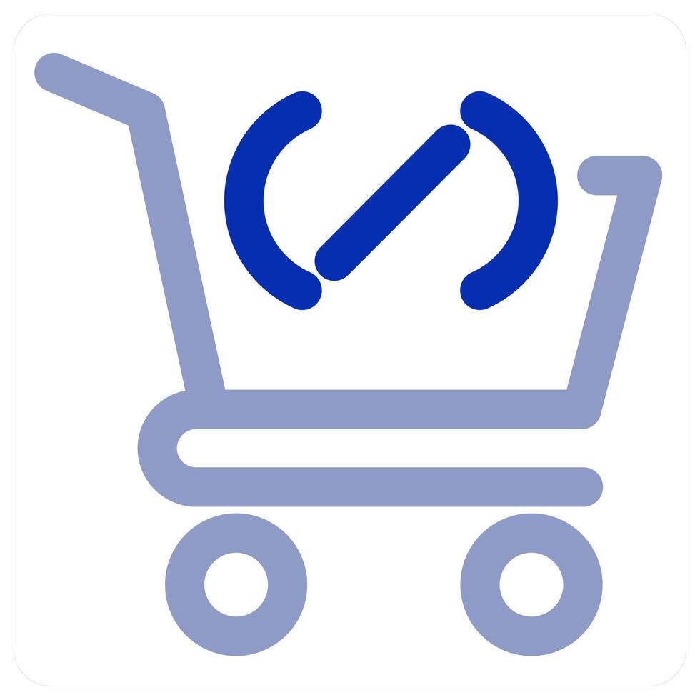 Cart and store vector