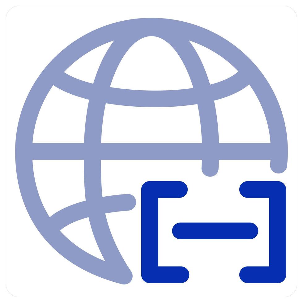 Global and international icon concept vector