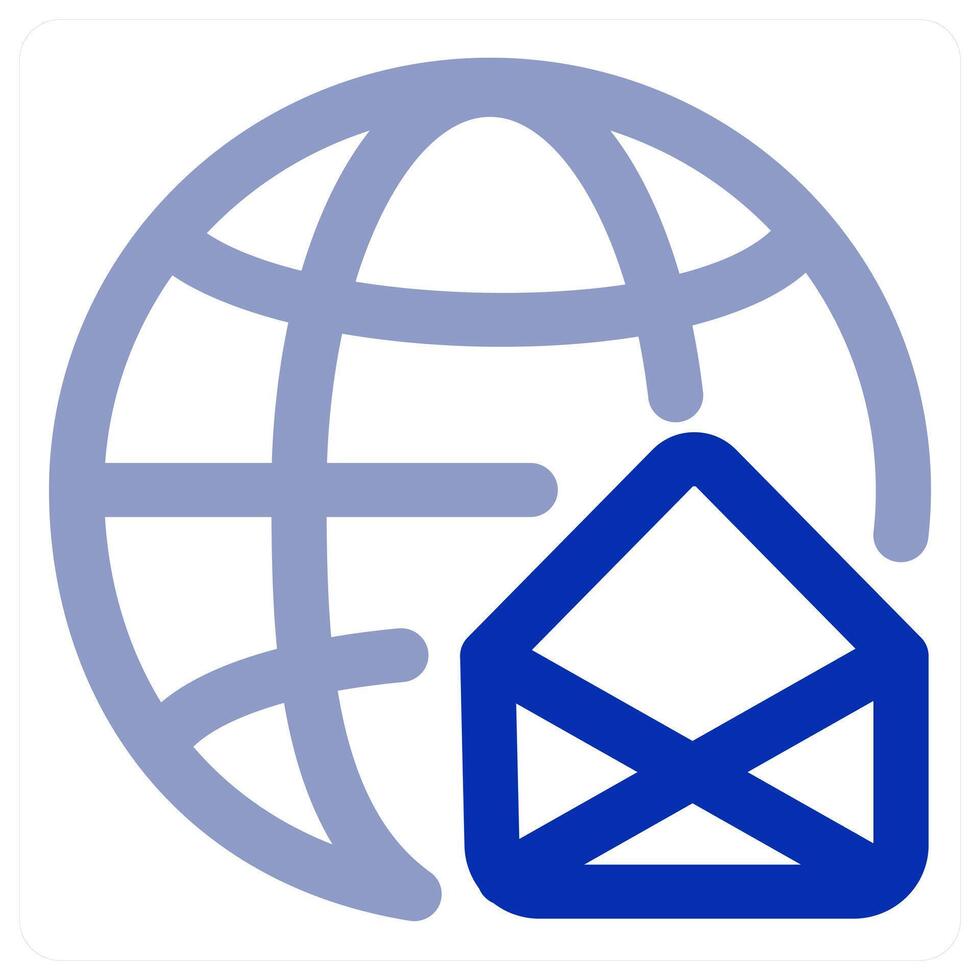 Global Message and digital vector