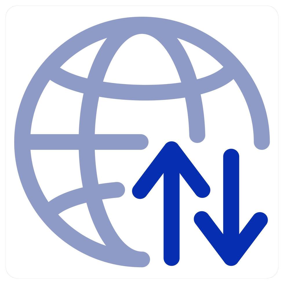 Global Sync and connectivity icon concept vector