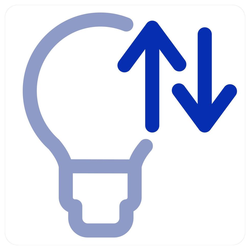 Idea Sync and innovation icon vector