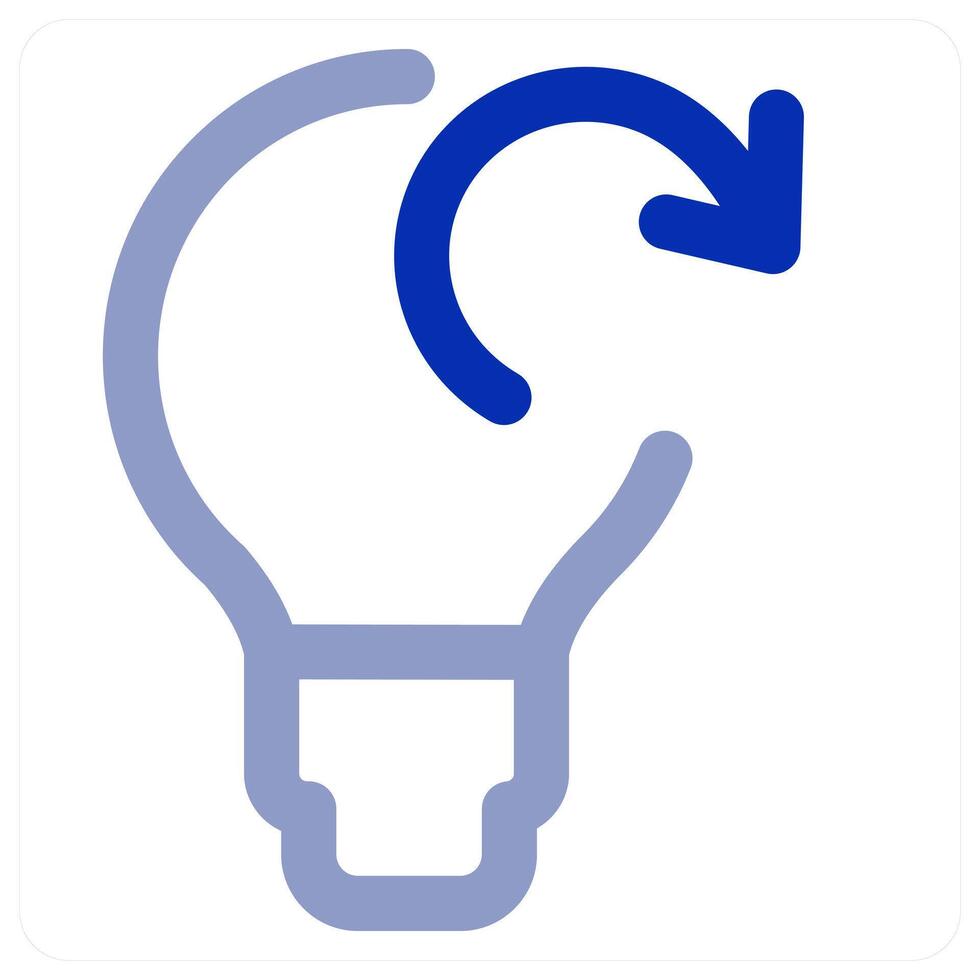 Refresh Idea and innovation vector