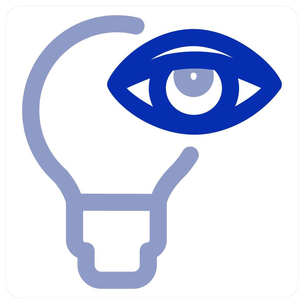View Idea and innovation vector