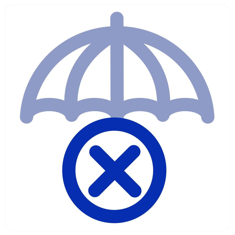 Wrong Insurance and security vector