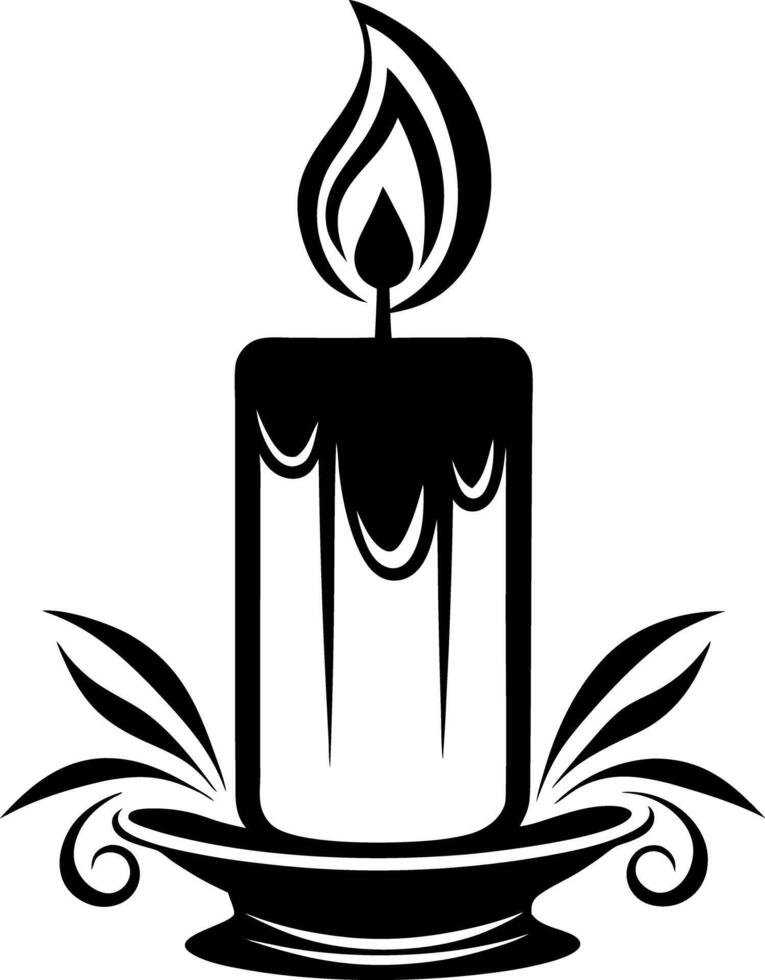 Candle clip art vector