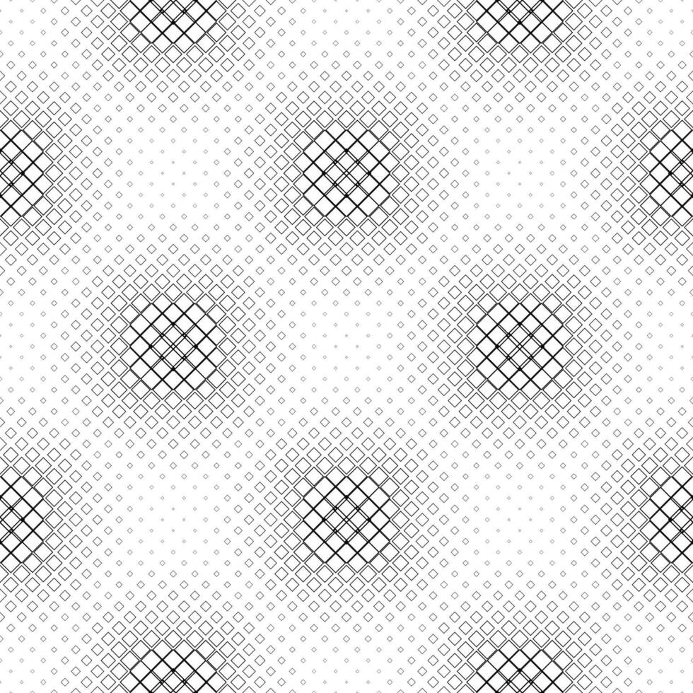Abstract black and white geometrical diagonal square pattern background design vector