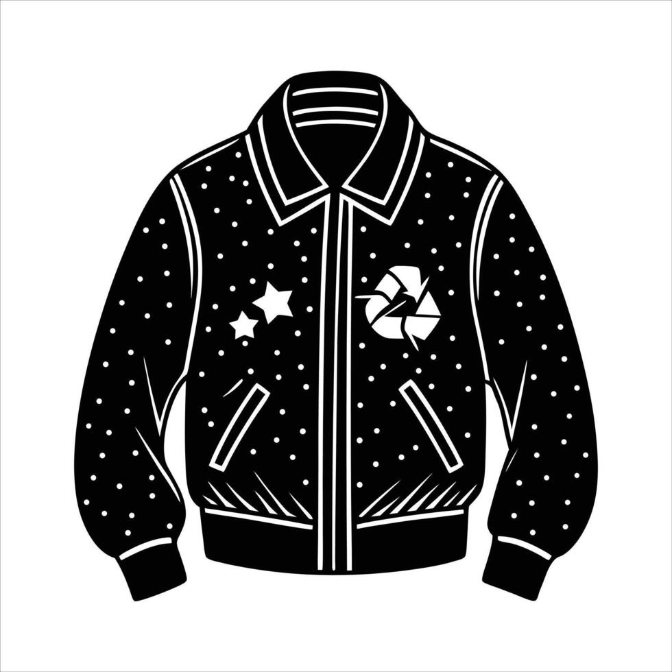 Bomber Jacket Mockup vector