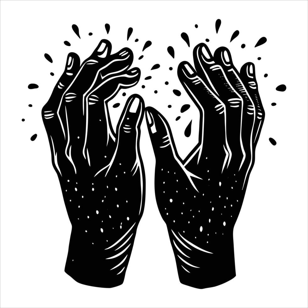 Farewell Goodbye Hand vector