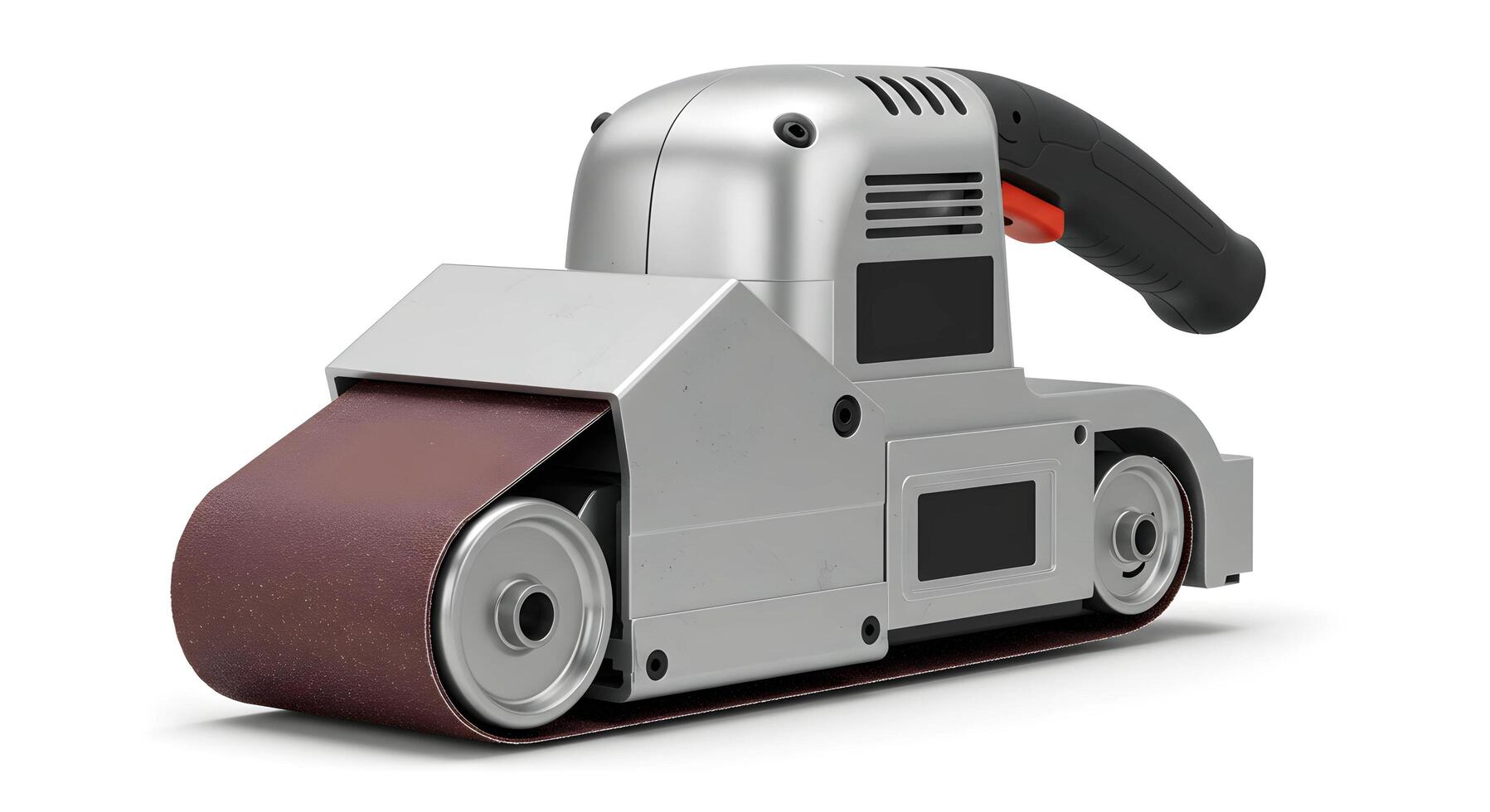 Examining Belt Sander Tool for Woodworking Projects and Diy Renovation photo