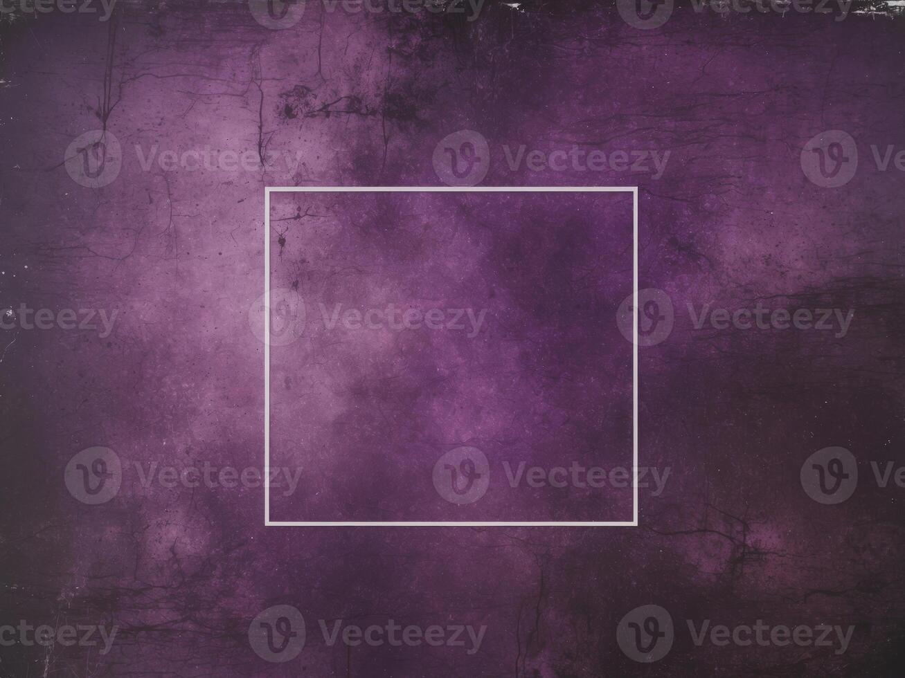 Gritty grunge purple texture background with vignette and aged appearance photo