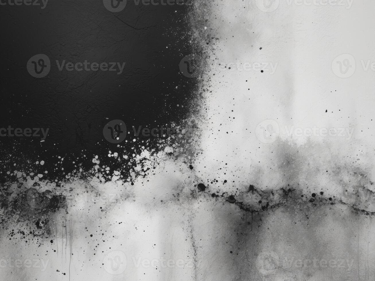 Black white abstract background halftone effect made up Grunge gradient photo