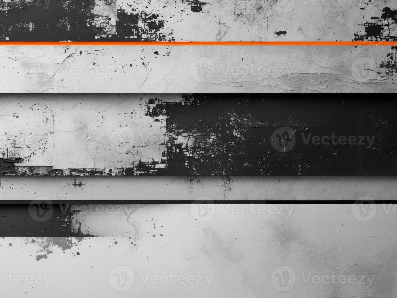 Abstract black white grunge texture background appears to distressed horizontal overlay. photo