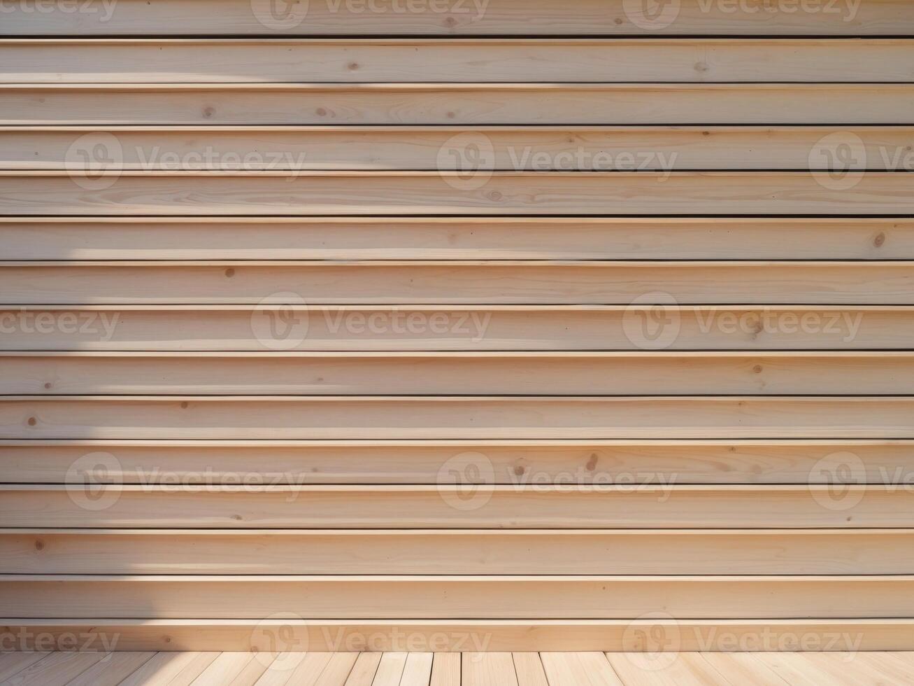 Wooden deck fence background is made up horizontal Minimal style terrace photo