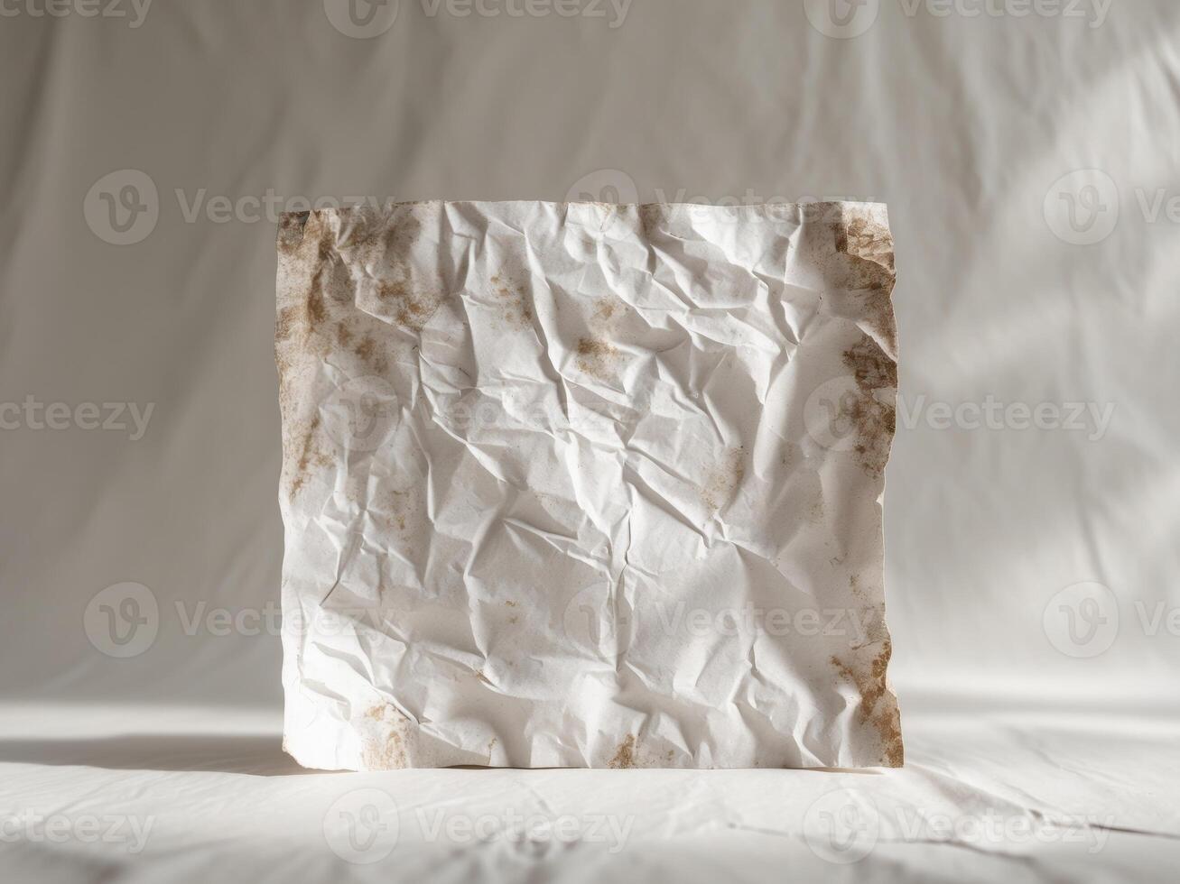 Rectangular piece paper textured surface appears to be grunge background photo