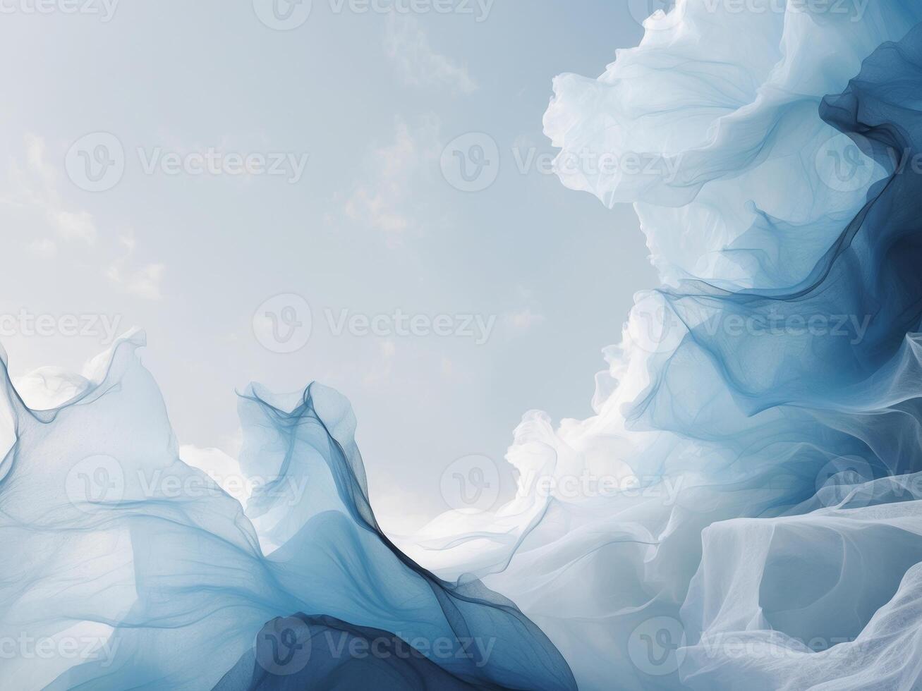 Abstract digital art blue white color scheme It background for an information. photo