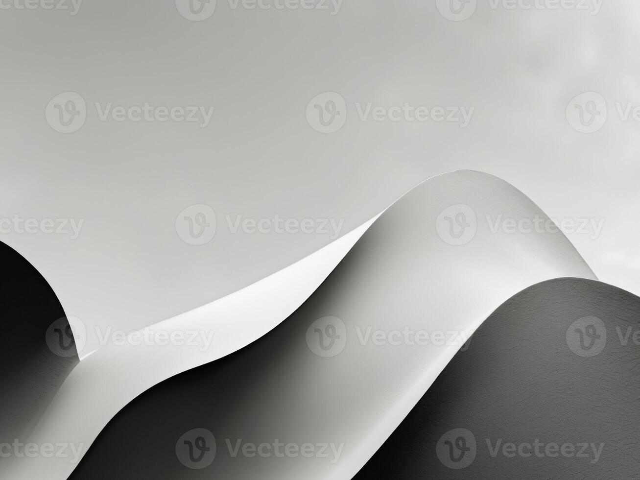 Black white abstract art piece that appears to A captivating design. photo
