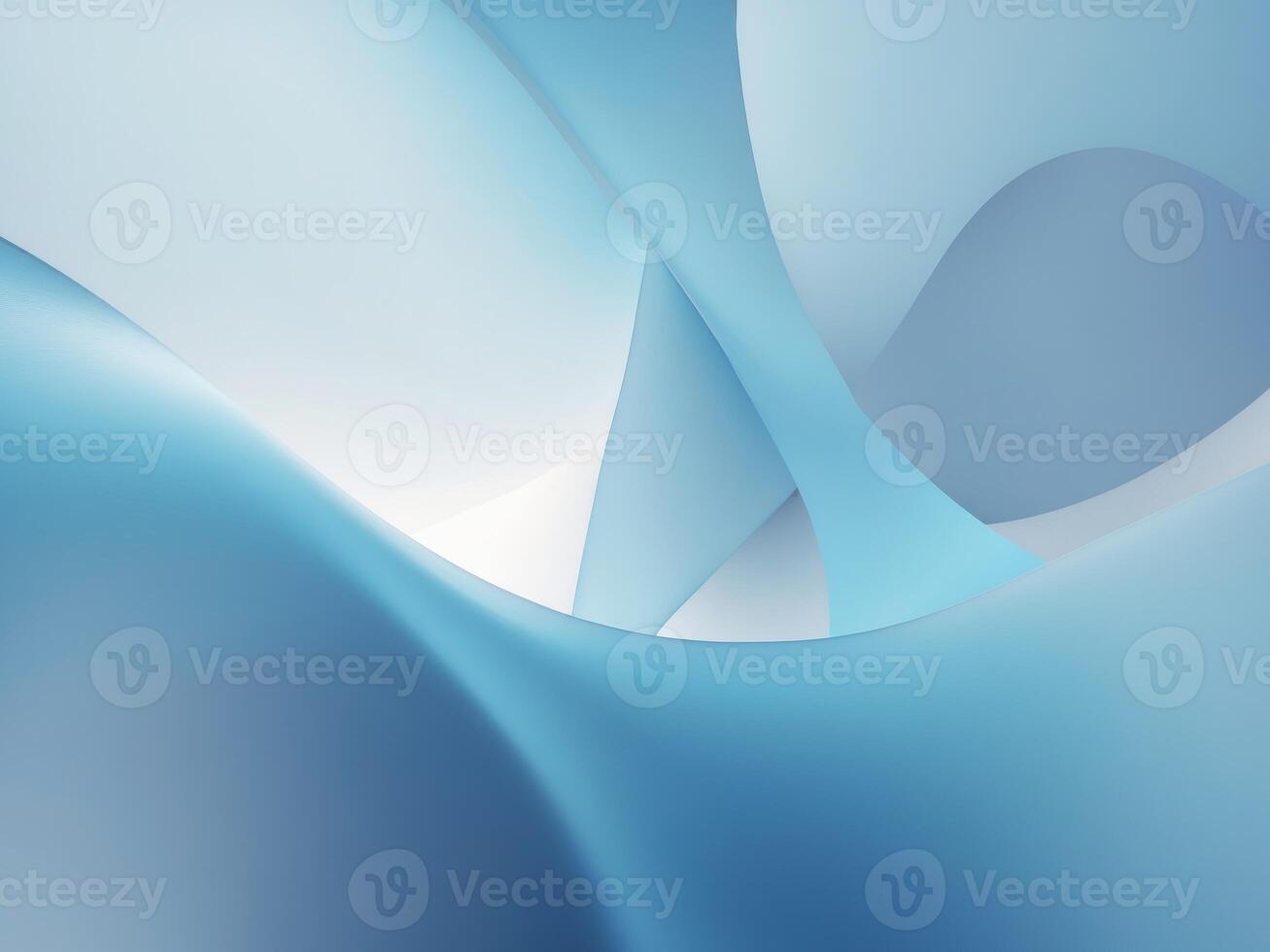 A blue and white abstract background with curved lines photo