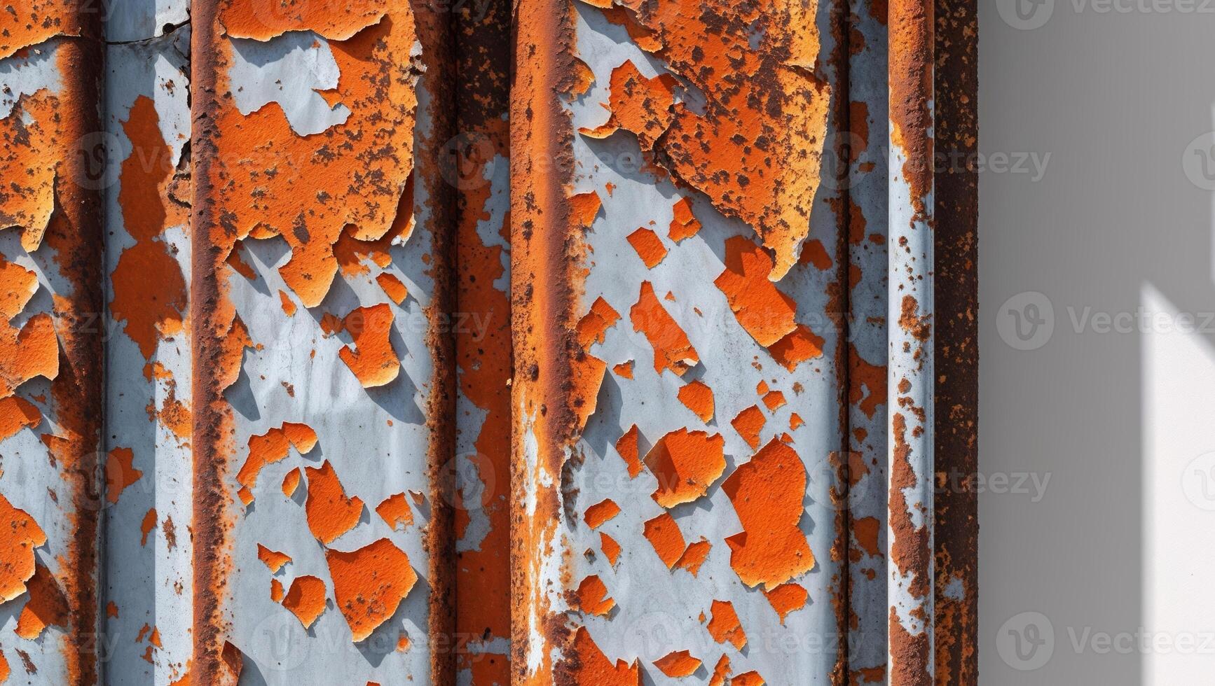 Rusted Metal with Orange Peeling Background photo
