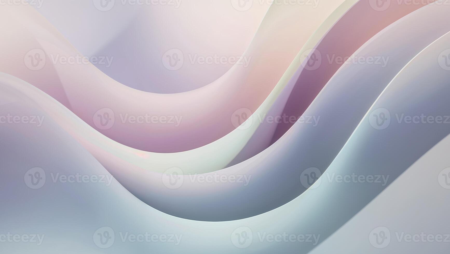 Pastel Flowing Curves Abstract Background. photo