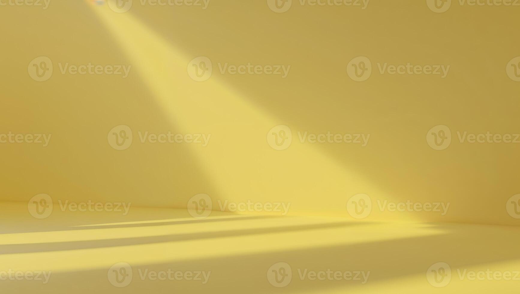 A yellow background with two shadows on it. photo