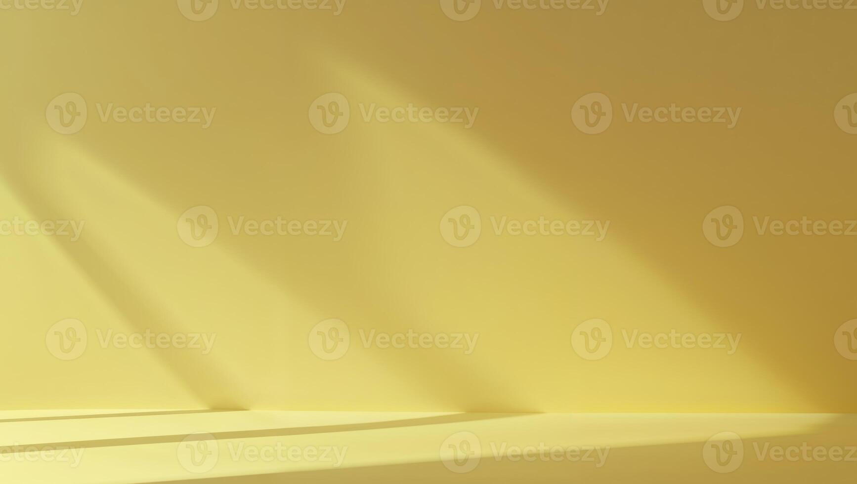 A yellow background with two shadows on it photo