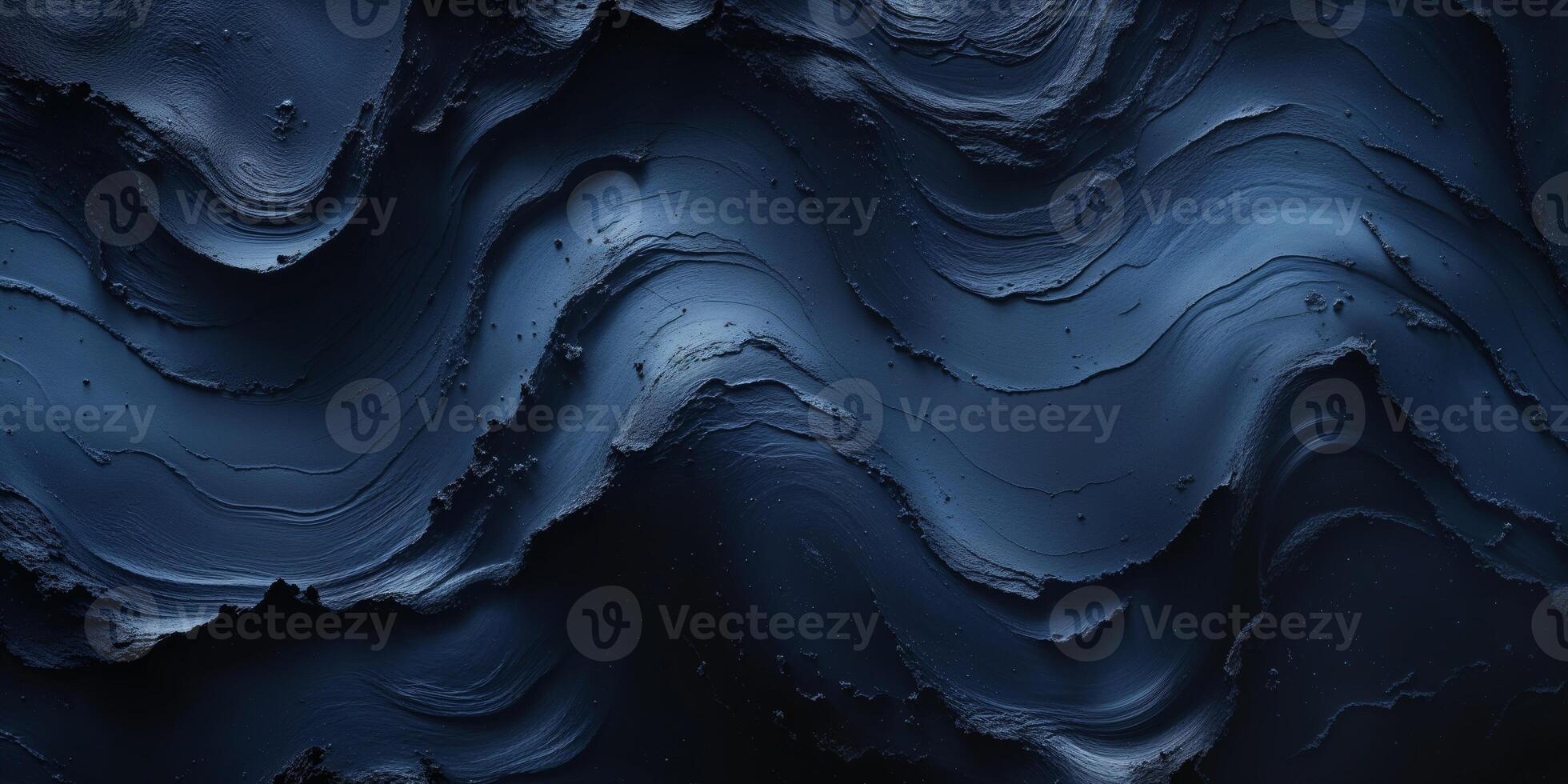 A dark blue background with waves photo
