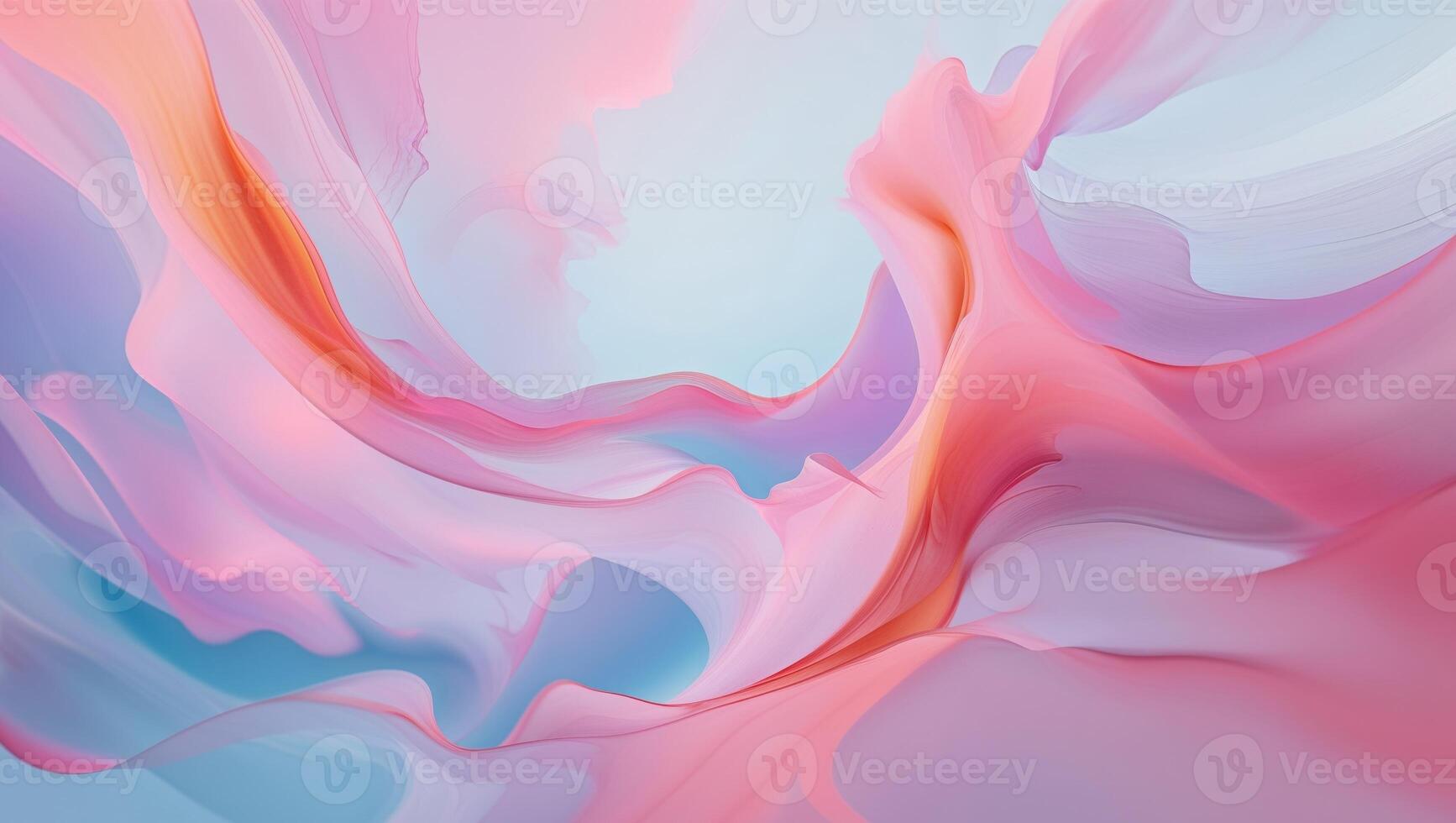 Colorful Abstract Background With Fluid Motion and Depth. photo