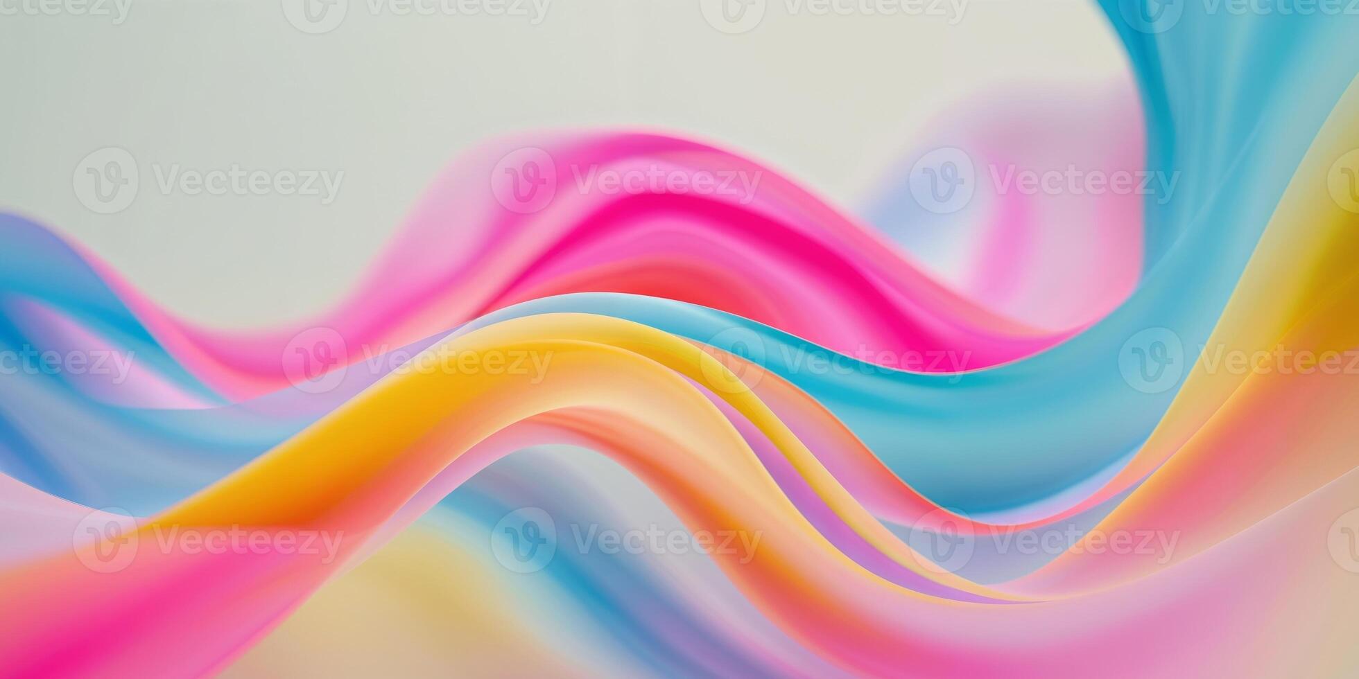Abstract colorful wave background photo