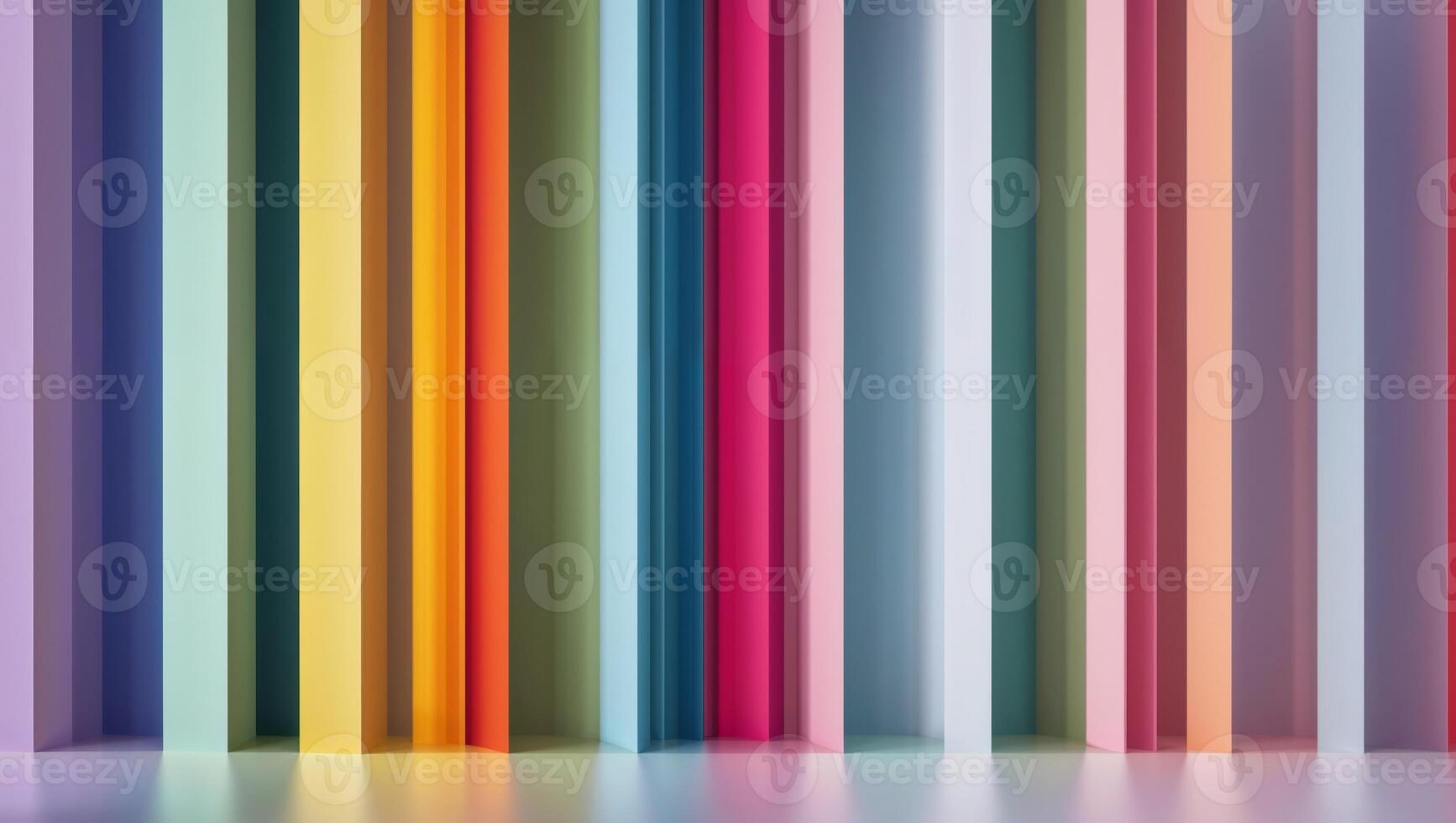 Abstract design showing vertical stripes in varying color shades. photo