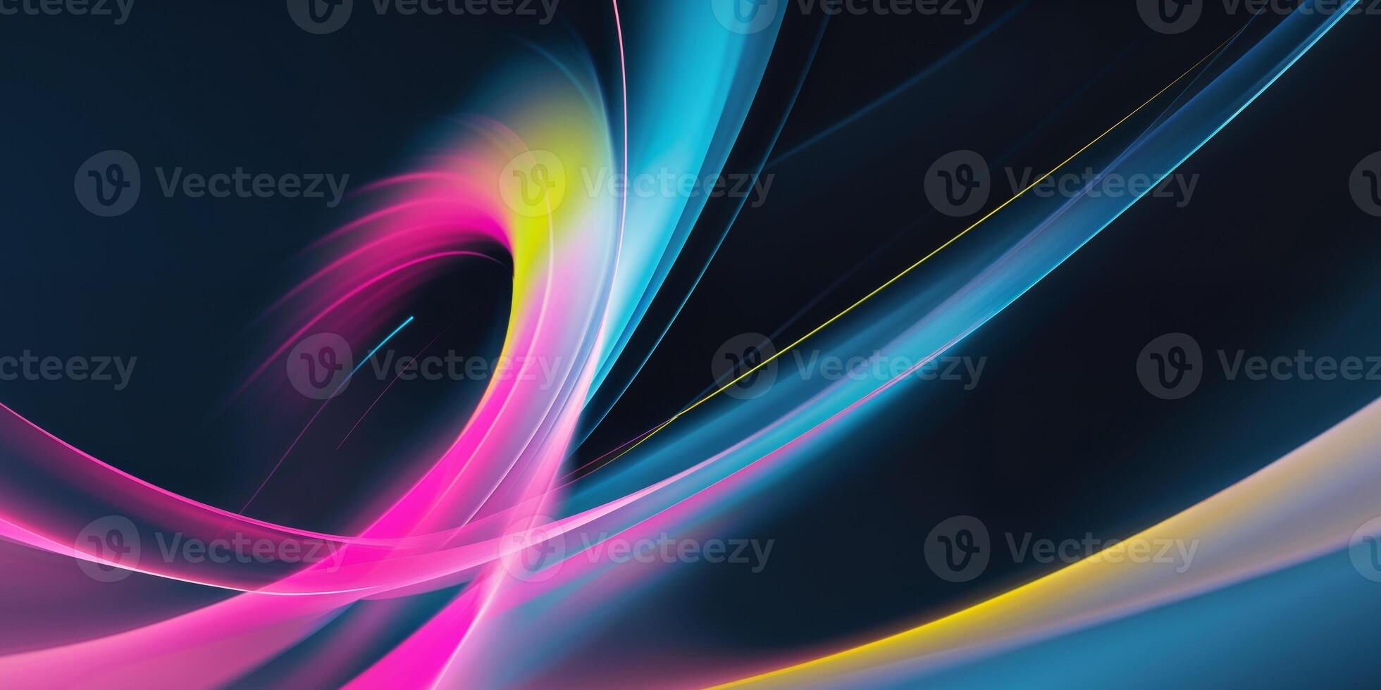Dynamic Abstract Design With Swirling Lines and Gradients photo