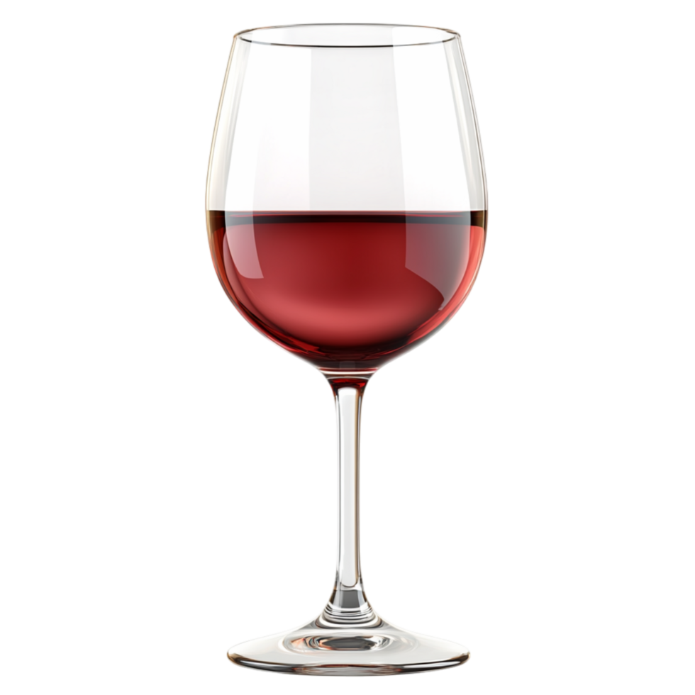 Glass of Red Wine with Subtle Smoke Effect for a Stylish Look png