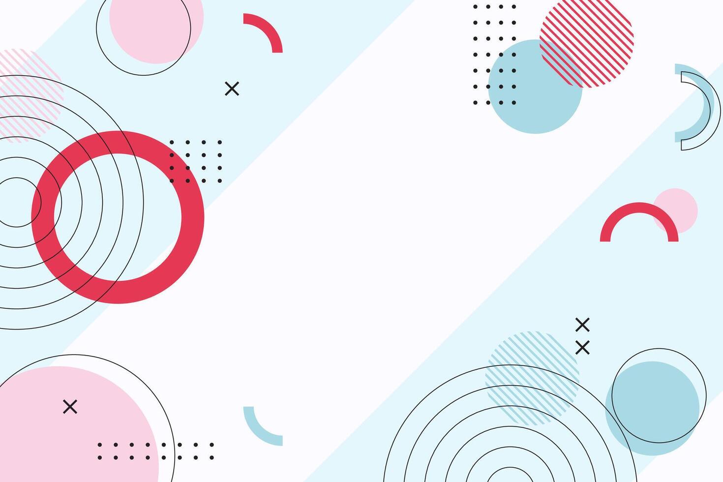 background with geometric elements vector