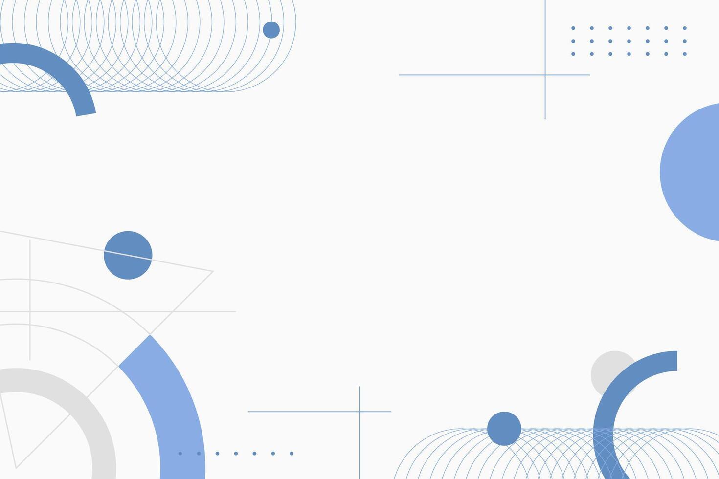 Minimal geometric design template vector