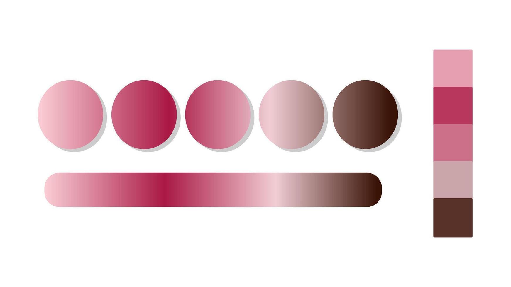 Abstract gradient background with Rose Quartz, Rose Red, Rose Quartz, Puce color palette. Abstract illustration with gradient blur design. Blurred colored abstract background. Colorful gradient vector