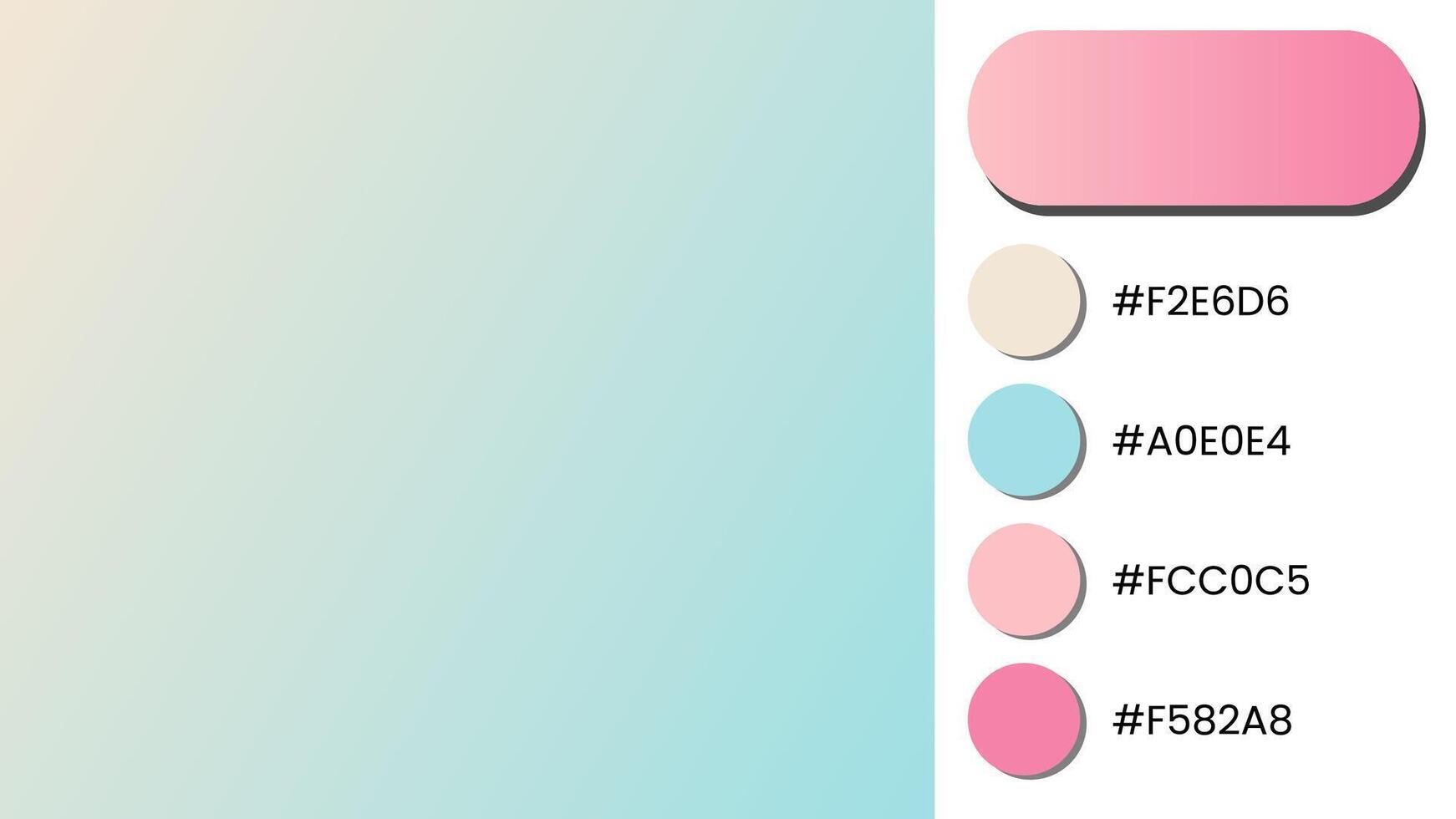 Sand Dollar, Teal, Rosewater, Hot Pink gradient background with light blurred pattern. Abstract illustration with gradient blur design. Blurred colored abstract background. Colorful gradient vector