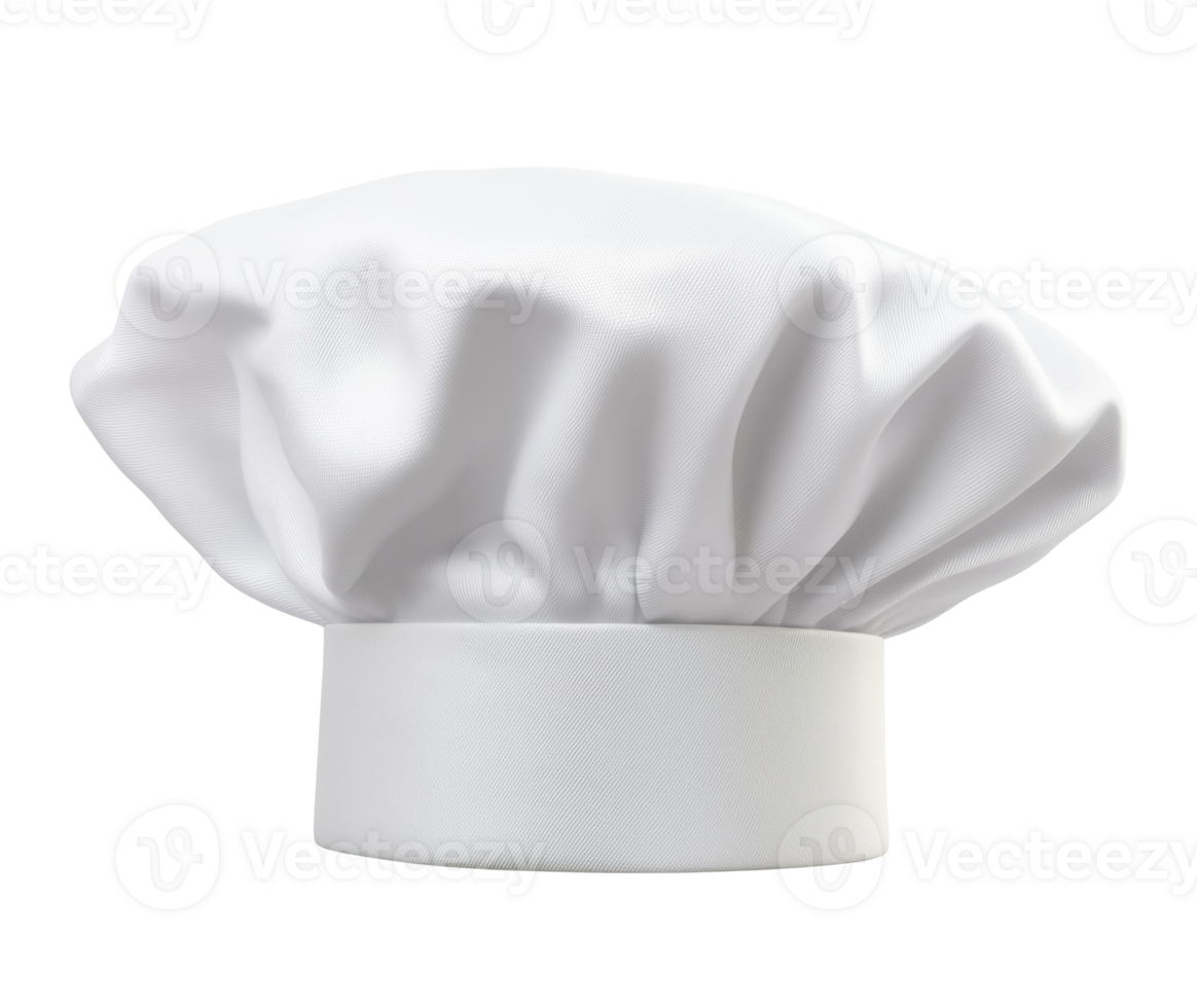 Chef hat isolated on transparent background png