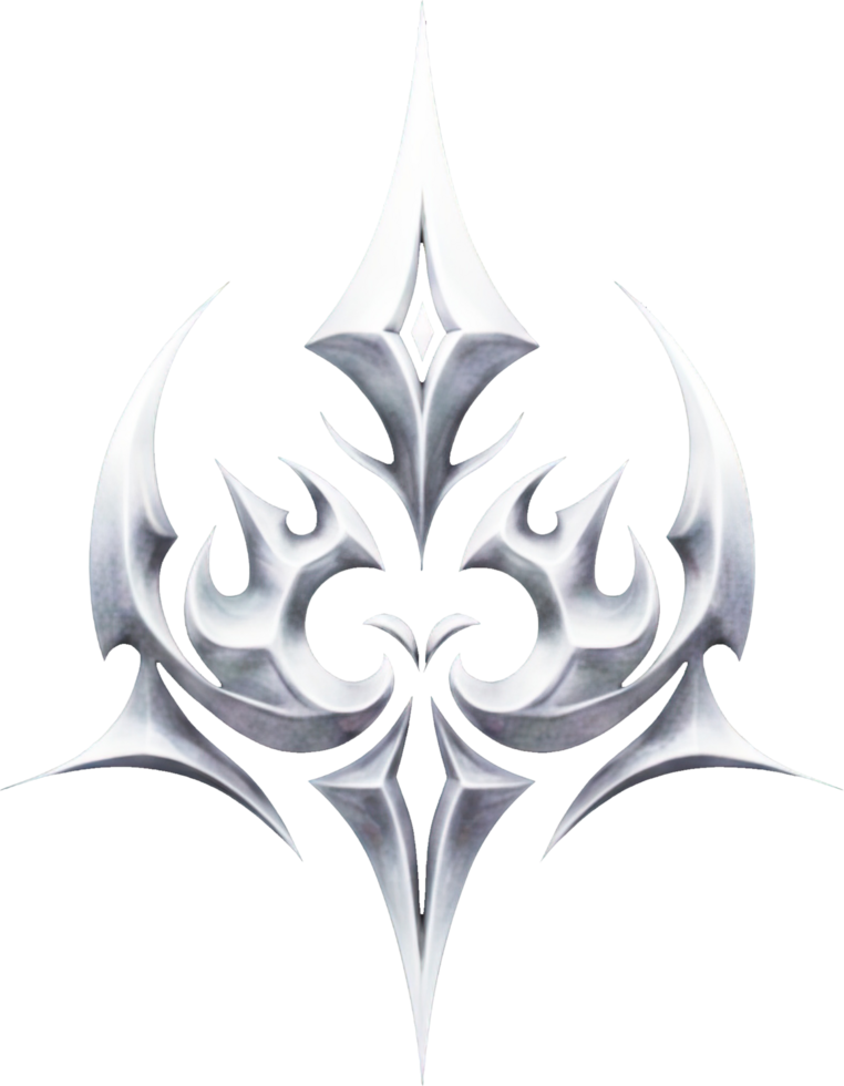 Futuristic Iridescent Chrome Icon in Y2K Spirit png