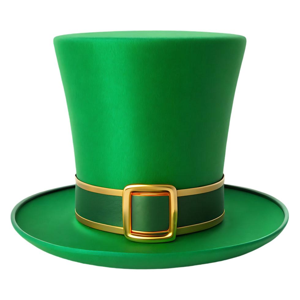 Green top hat, St. Patrick's Day symbol png