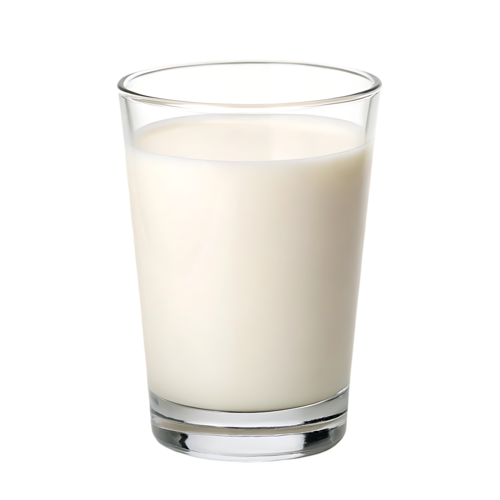 Glass of fresh milk, healthy dairy product. png