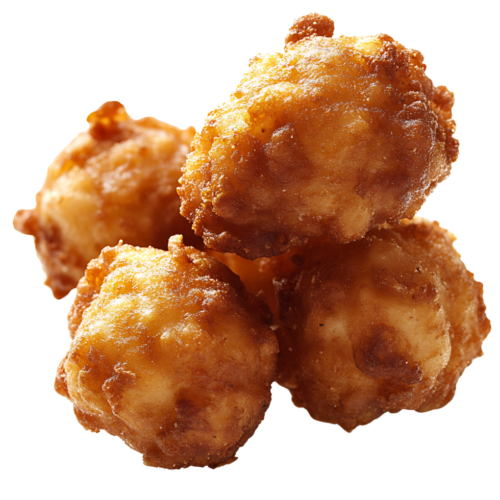 Classic Southern Hush Puppies Isolated on Transparent Background png