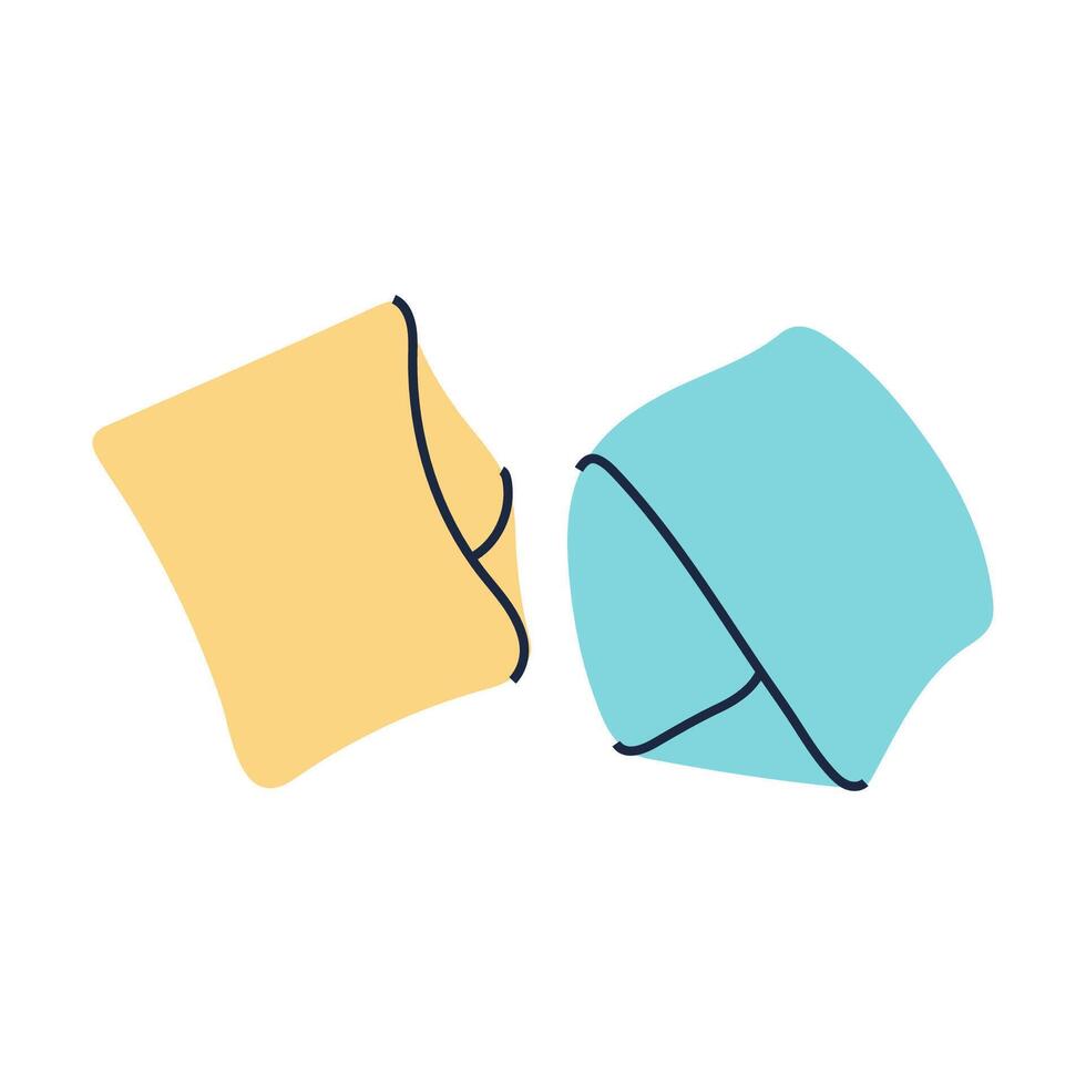 Simple illustration of inflatable swimming armbands. Perfect for summer and vacation designs. vector