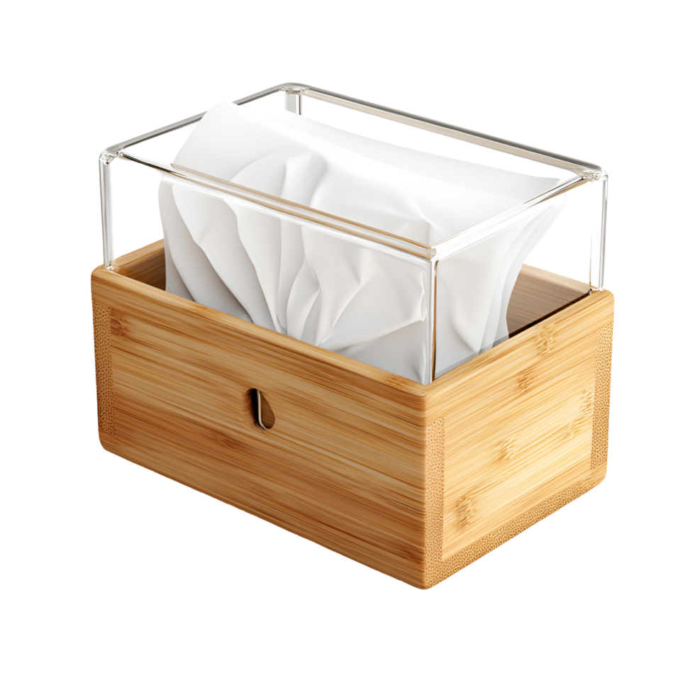 Wooden Toilet Paper Holder with Transparent Background png